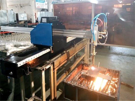 Prenosni stroj za rezanje plazme CNC 100A za železov profil 1-15 mm
