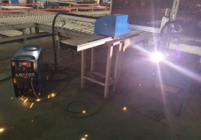 CNC plazemski rezalni in vrtalni stroj za železne pločevine razreže kovinske materiale, kot je železo baker iz nerjavečega jekla ogljikovo ploščo