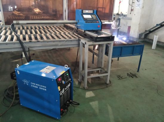 železna plošča, ogljikovo jeklo, aluminij rezano 1325 43,63,100,200A THC CNC plazma rezalni stroj na Kitajskem za prodajo