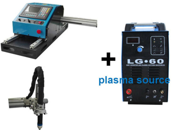Prenosni stroj za rezanje plazme CNC 100A za železov profil 1-15 mm