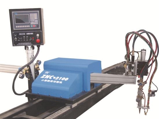 Učinkovit plazemski bakel in plazemski CNC rezalni stroj za eno kovinsko posteljo