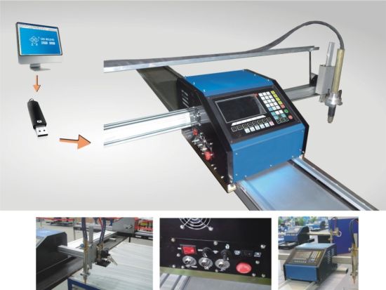 2017 poceni CNC rezanje stroj START Brand Brand LCD panel nadzorni sistem 1300 * 2500mm delovne površine plazemski rezalni stroj