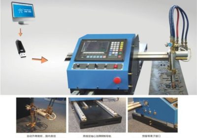 Prenosni CNC plazemski rezalni stroj in avtomatski stroj za rezanje plina z jekleno gosenico