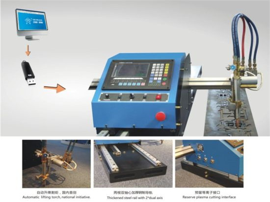 CE / ISO odobrena pločevina poceni CNC plazemski rezalni stroj