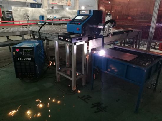 CNC Tovarniška oskrbovalna plazma in stroj za rezanje plamenov za kovinsko ploščo